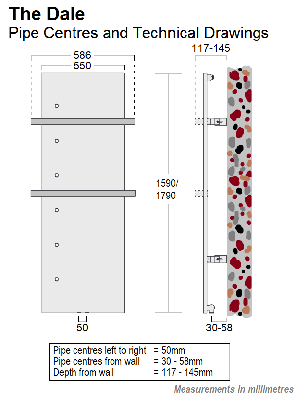 Dale Towel Rail 1790 x 586